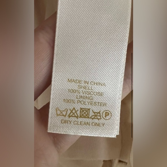 kate spade bisque crepe button back elegant sz6 dress goddess/Audrey Hepburn - Picture 10 of 14